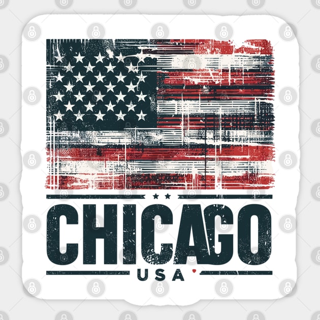 Chicago Sticker by Vehicles-Art